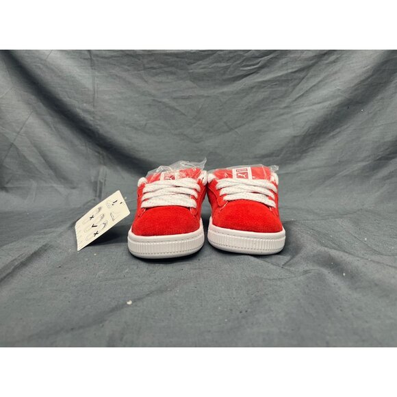 Puma Toddler's Suede XL Holiday Glitz INF Lace Up Red Size 9 NEW NO BOX! - Picture 3 of 10